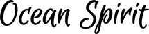 Produktbeispiel Schriftzug - Ocean Spirit