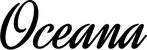 Produktbeispiel Schriftzug - Oceana
