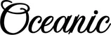 Produktbeispiel Schriftzug - Oceanic