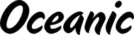 Produktbeispiel Schriftzug - Oceanic