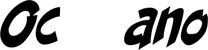 Produktbeispiel Schriftzug - Océano
