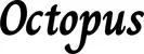 Produktbeispiel Schriftzug - Octopus