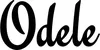Produktbeispiel Schriftzug - Odele