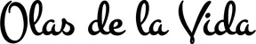 Produktbeispiel Schriftzug - Olas de la Vida