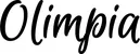 Produktbeispiel Schriftzug - Olimpia
