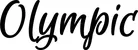 Produktbeispiel Schriftzug - Olympic