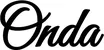 Produktbeispiel Schriftzug - Onda