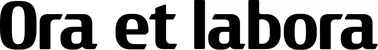 Produktbeispiel Schriftzug - Ora et labora