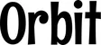 Produktbeispiel Schriftzug - Orbit