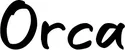 Produktbeispiel Schriftzug - Orca