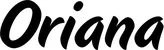 Produktbeispiel Schriftzug - Oriana