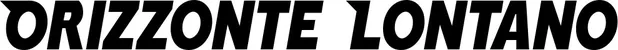Produktbeispiel Schriftzug - Orizzonte Lontano