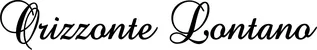 Produktbeispiel Schriftzug - Orizzonte Lontano