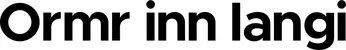 Produktbeispiel Schriftzug - Ormr inn langi