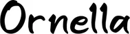 Produktbeispiel Schriftzug - Ornella