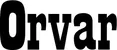 Produktbeispiel Schriftzug - Orvar