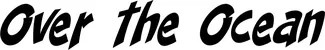 Produktbeispiel Schriftzug - Over the Ocean