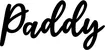 Produktbeispiel Schriftzug - Paddy