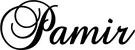 Produktbeispiel Schriftzug - Pamir