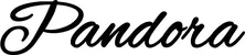 Produktbeispiel Schriftzug - Pandora