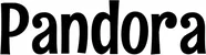 Produktbeispiel Schriftzug - Pandora
