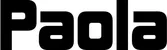 Produktbeispiel Schriftzug - Paola