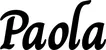Produktbeispiel Schriftzug - Paola