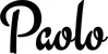 Produktbeispiel Schriftzug - Paolo