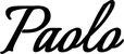 Produktbeispiel Schriftzug - Paolo