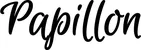 Produktbeispiel Schriftzug - Papillon