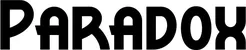 Produktbeispiel Schriftzug - Paradox