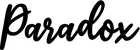 Produktbeispiel Schriftzug - Paradox