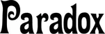 Produktbeispiel Schriftzug - Paradox
