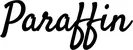 Produktbeispiel Schriftzug - Paraffin