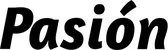 Produktbeispiel Schriftzug - Pasión