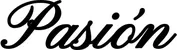 Produktbeispiel Schriftzug - Pasión