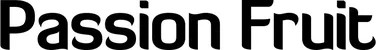 Produktbeispiel Schriftzug - Passion Fruit