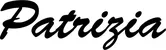 Produktbeispiel Schriftzug - Patrizia