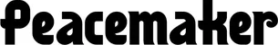Produktbeispiel Schriftzug - Peacemaker