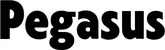 Produktbeispiel Schriftzug - Pegasus