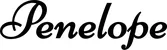 Produktbeispiel Schriftzug - Penelope