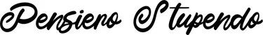Produktbeispiel Schriftzug - Pensiero Stupendo