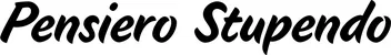 Produktbeispiel Schriftzug - Pensiero Stupendo