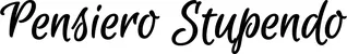 Produktbeispiel Schriftzug - Pensiero Stupendo