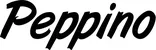Produktbeispiel Schriftzug - Peppino