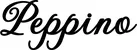 Produktbeispiel Schriftzug - Peppino