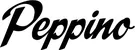 Produktbeispiel Schriftzug - Peppino