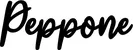 Produktbeispiel Schriftzug - Peppone
