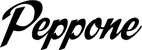 Produktbeispiel Schriftzug - Peppone