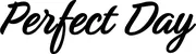 Produktbeispiel Schriftzug - Perfect Day
